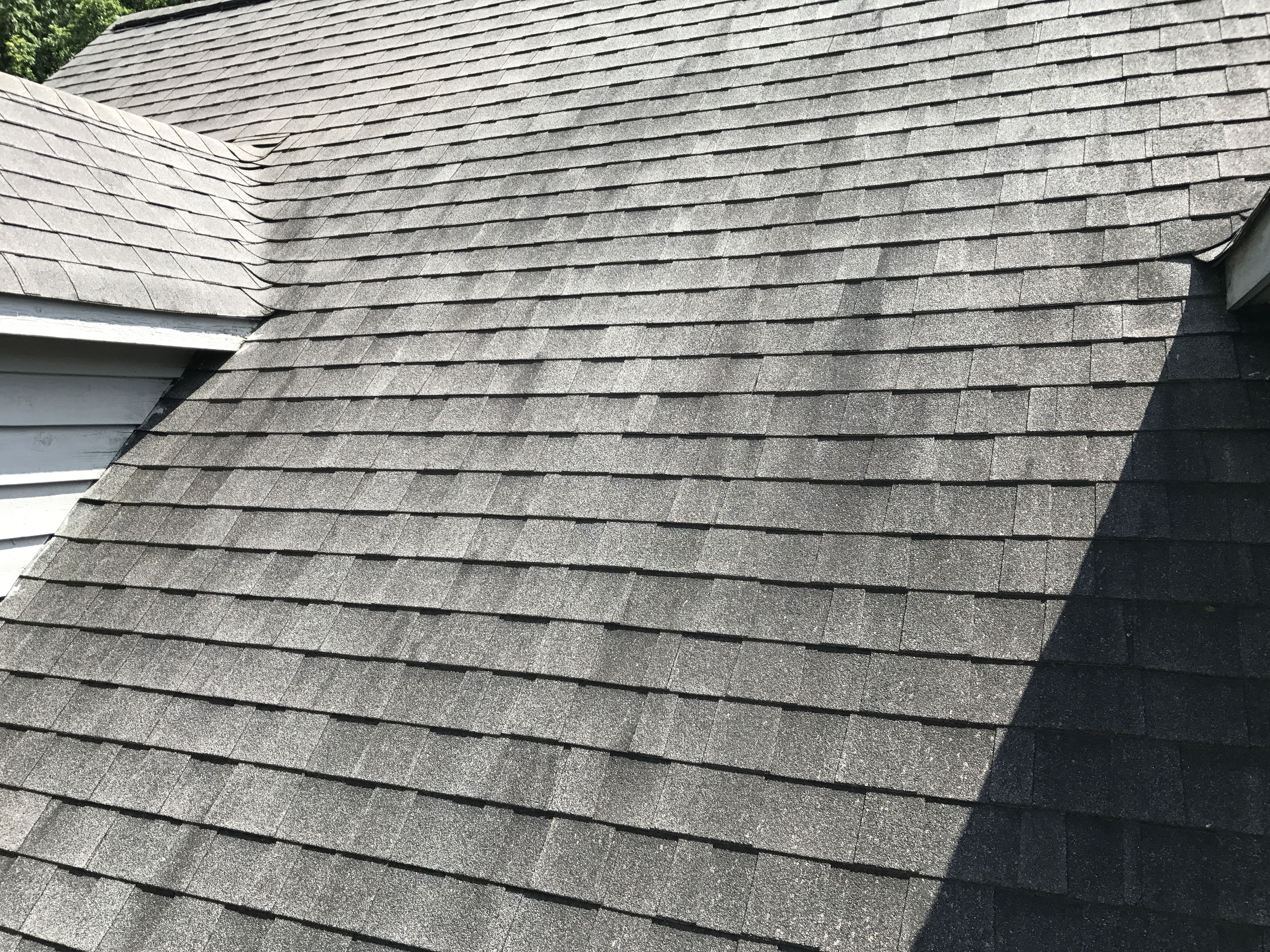 Roof with Black Streaks